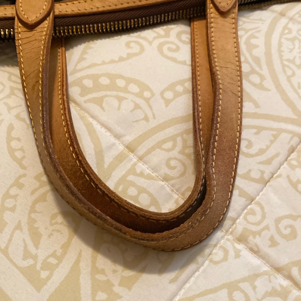 Reposed LV bag. Brown logo bag